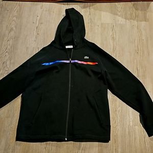 Lacoste hooked zip up jacket